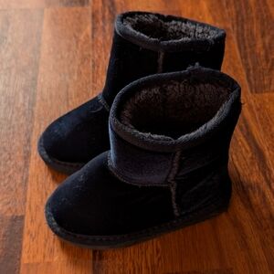 Navy Blue Comfy Kids Boots